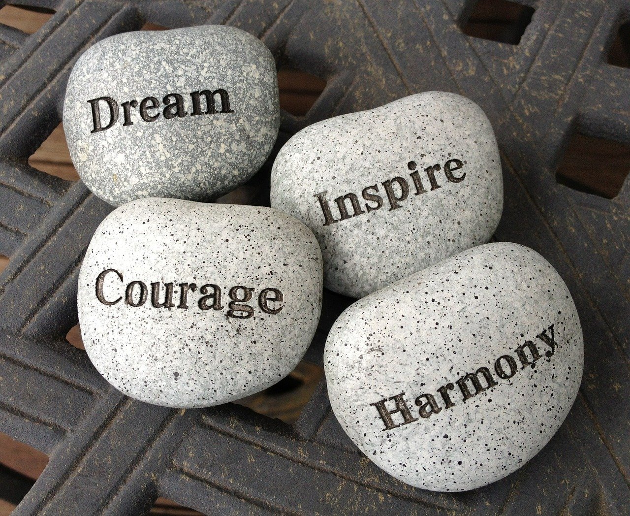 stones, dream, inspire